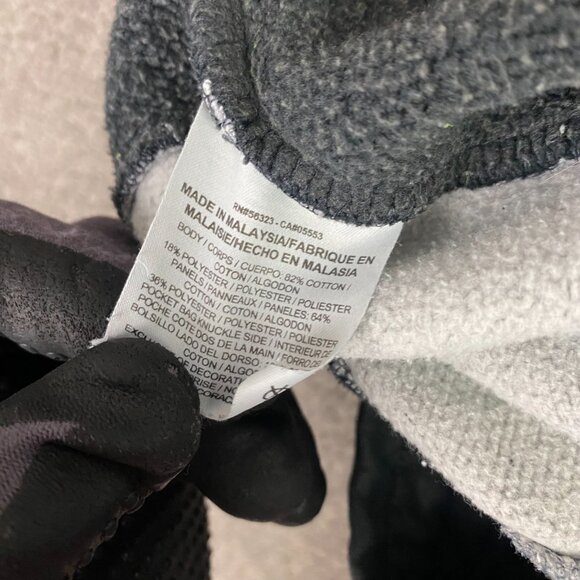 Nike Air Fleece Joggers Sweatpants Men's Large Gray Black Sportswear AQ7257 091 - Picture 9 of 15